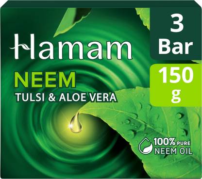 HAMAM Neem Tulsi and Aloevera Soap