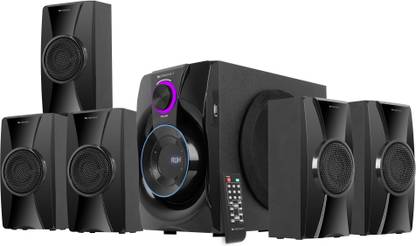 ZEBRONICS Zeb BASSO 100, 90W, Home theater speaker, AC-3 surround sound 90 W Bluetooth Home Theatre  (Black, 5.1 Channel)