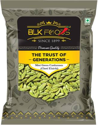 BLK FOODS Daily 400g Mini Green Cardamom (choti Elaichi)  (400 g)