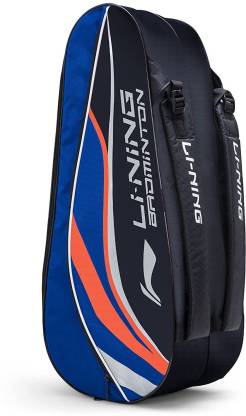 LI-NING Panther Double Zipper Polyester Badminton Kit Bag (Black) - Buy ...