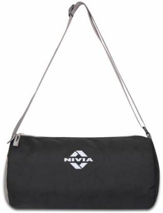 NIVIA Basic Duffle Bag  (Black, Kit Bag)