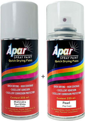 metallic pearl white spray paint