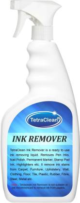 Lake Taupo infrastructuur D.w.z TetraClean Pen Ink Remover/Ink Stain Remover/Ink Remover Liquid/Marker  Stain Remover - To Remove Stain from Carpet, Upholstry, Clothing, Wall,  Plastic and more in Spray Bottle 500ml Stain Remover Price in India -