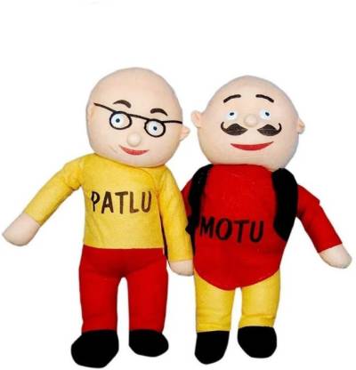 Toyet Soft Toy Motu Patlu Cartoon Character Motu Patlu Plush Toy Set_P  Stuffy Toy Motu - 30 cm - Soft Toy Motu Patlu Cartoon Character Motu Patlu  Plush Toy Set_P Stuffy Toy