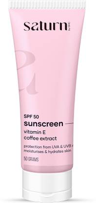 saturn by ghc Broad Spectrum UVA & UVB Protection Anti-Pollution Sunscreen Cream SPF 50 – SPF 50 PA++  (50 g) at Rs. 99