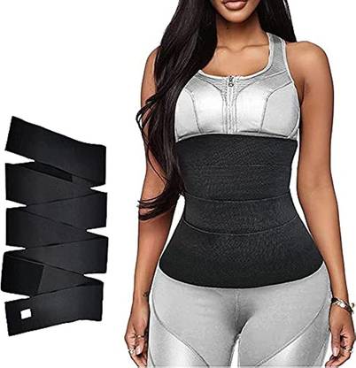 Kichhomo Waist Trainer For Women Tummy Wrap Waist Trimmer ...