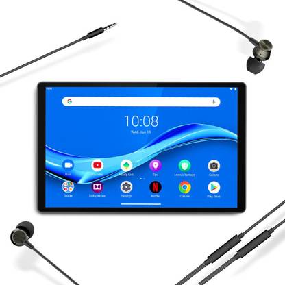 Lenovo Tab M10 4 GB RAM 128 GB ROM 10.3 inch with Wi-Fi+4G Tablet (Platinum Grey)