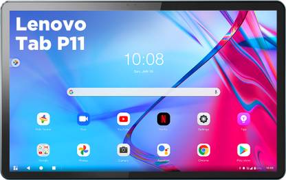 [For HDFC/ICICI/IndusInd/PNB Bank Credit Card EMI] Lenovo Tab P11 4 GB RAM 128 GB ROM 11.0 inches with Wi-Fi+4G Tablet (Platinum Grey)