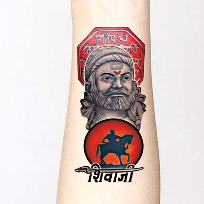 Tattoo uploaded by Aliens Tattoo  A Great Leader Shivaji Maharaj Tattoo by  Pratik Patkar at Aliens Tattoo India If you wish to get this tattoo visit  our website  wwwalienstattoocom 
