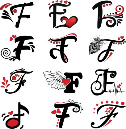 40 Amazing F Letter Tattoo Designs and Ideas  Body Art Guru