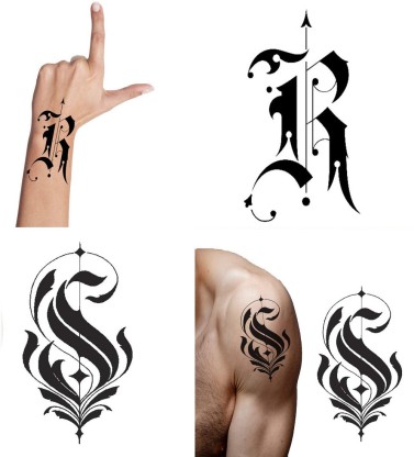 SR Couple letter tattoo  SR name tattoo  letter s and r tattoo designs   YouTube