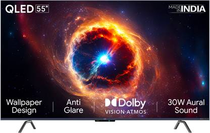 acer 139.7 cm (55 inch) QLED Ultra HD (4K) Smart Android TV  (AR55AR2851QD)