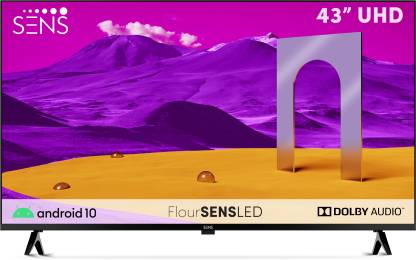 [For AXIS Bank Credit Card] SENS 109 cm (43 inch) Ultra HD (4K) LED Smart Android TV  (SENS43WASUHD)