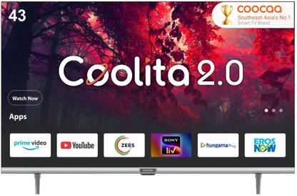[For SBI Credit Cards] Coocaa 109 cm (43 inch) Full HD LED Smart Coolita TV  (43S3U-Pro)