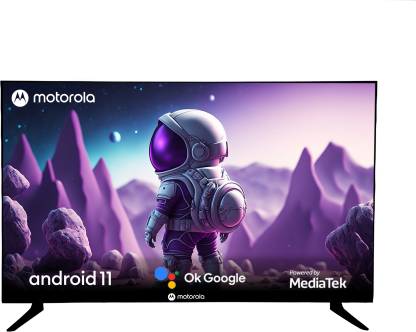 [For Flipkart Axis Bank Card] MOTOROLA Envision 80 cm (32 inch) HD Ready LED Smart Android TV with Android 11, Bezel-Less Design and Dolby Audio (2023)  (32HDADMWKBE)