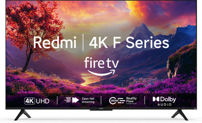 REDMI MI 108 cm (43 inch) Ultra HD (4K) LED Smart FireTv OS 7 TV 2024 Edition with 12000+ Apps| Alexa Voice Control| AirPlay 2| HDR 10 with HLG| Vivid Picture Engine| 24W with Dolby Audio| DTS: HD| DTS Virtual: X