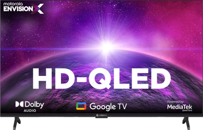 MOTOROLA 80 cm (32 inch) QLED HD Ready Smart Google TV Edition with Dolby Audio