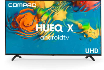 [For HDFC Credit Card Emi] Compaq 109 cm (43 inch) Ultra HD (4K) LED Smart Android TV  (CQV43AX1UD)