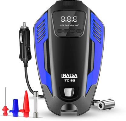 Inalsa 150 psi Tyre Air Pump For Car & Bike