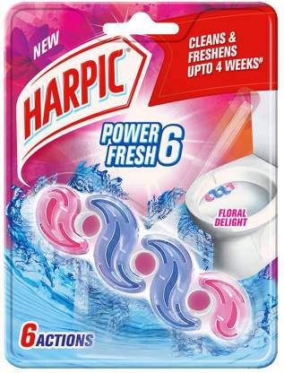Harpic Power Fresh 6 Floral Rim Block
