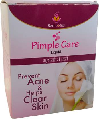 Red Lotus Pimple care Liquid Natural & Effective Acne free Face