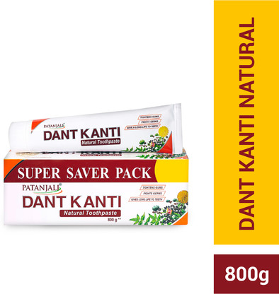 PATANJALI Dant Kanti For Strong Teeth & Gums, Prevents Bad Breath Toothpaste