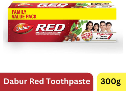 Dabur Red Toothpaste Family Saver Pack | Ayurvedic Paste Toothpaste