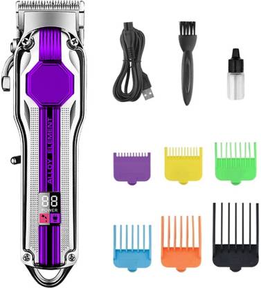KMJYTR Professional men and women both useable rechageable hair trimmer  clipper Fully Waterproof Trimmer 200 min Runtime 6 Length Settings Price in  India - Buy KMJYTR Professional men and women both useable