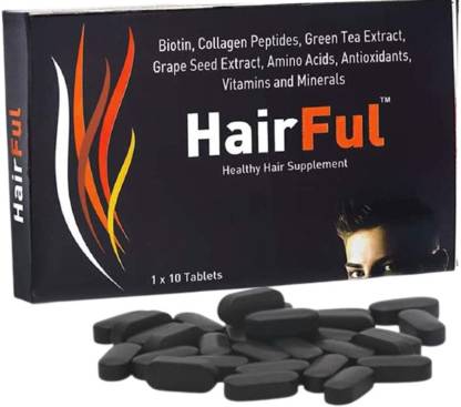 HairFul Biotin Tablets 10000 mcg for Hair Regrowth (Pack of 5) Price in  India - Buy HairFul Biotin Tablets 10000 mcg for Hair Regrowth (Pack of 5)  online at 
