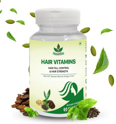 Havintha Plant Based Hair Vitamins for Hair Re-growth, Combination of DHT  Blocker Blend Price in India - Buy Havintha Plant Based Hair Vitamins for  Hair Re-growth, Combination of DHT Blocker Blend online