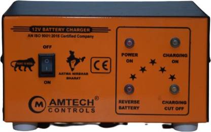 Amtech Controls 12 VOLT AUTOMATIC BATTERY CHARGER FOR BIKE,CAR,TRUCK &  TRACTOR'S BATTERY (5 AMP BATTERY CHARGER) NA Price in India - Buy Amtech  Controls 12 VOLT AUTOMATIC BATTERY CHARGER FOR BIKE,CAR,TRUCK &