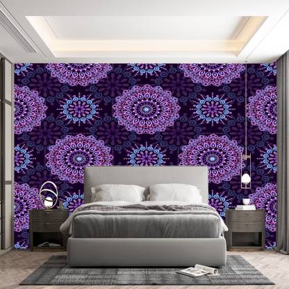 ROYAL Decorative Purple Wallpaper Price in India - Buy ROYAL Decorative Purple  Wallpaper online at 