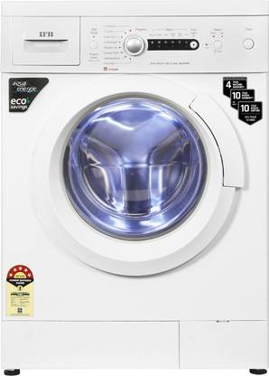[For HDFC Credit Card EMI] IFB 6 kg 5 Star 2X Power Steam,Hard Water Wash Fully Automatic Front Load Washing Machine with In-built Heater White  (DIVA AQUA VSS 6008)