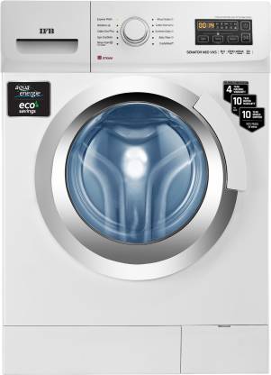 [For Kotak Card EMI] IFB 8 kg 5 Star 2X Power Steam, Hard Water Wash Fully Automatic Front Load Washing Machine with In-built Heater White  (Senator Neo VXS 8012)