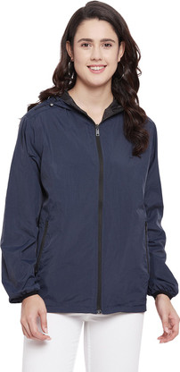 OKANE Solid Women Wind Cheater - Buy 