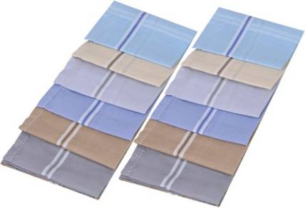 Smart Zone Multi-Coloured Men's Cotton ["Multicolor"] Handkerchief