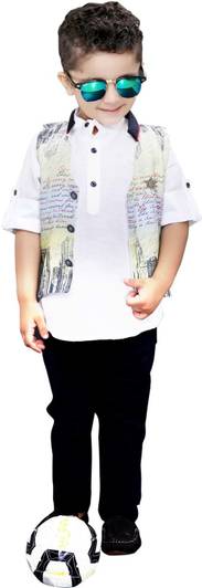 Bad Boys Boys Festive & Party Shirt, Waistcoat and Pant Set