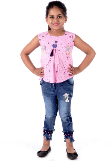 Aayat Fashion Girls Party(Festive) Top 