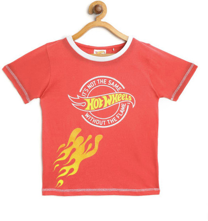 Boys Graphic Print Pure Cotton T Shirt 