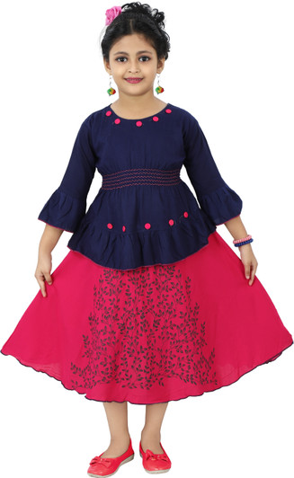 CHANDRIKA Girls Party(Festive) Skirt 