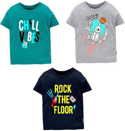 NammaBaby Boys Printed Cotton Blend T Shirt