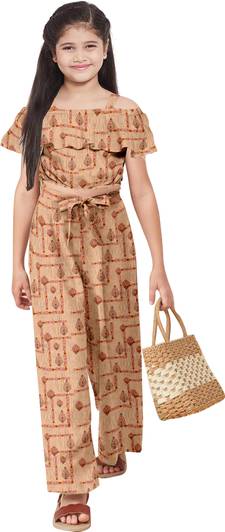 JK ENTERPRISE Girls Casual Kurta and Pallazo Set