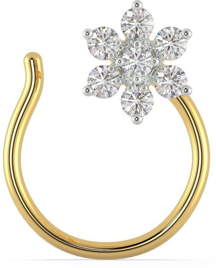 mine diamond nose pin