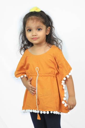 YOZONKY Girls Casual Rayon Tunic Top