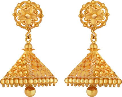 Joyalukkas Yellow Gold 22kt Stud 