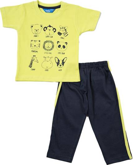 ONECENTRE Kids Nightwear Boys & Girls Graphic Print Cotton Blend