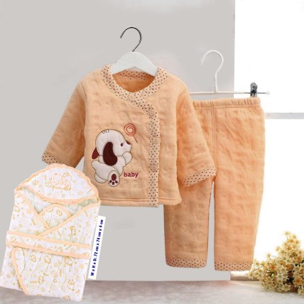 0-3 Months Baby Boys Girls Romper Fleece Jumpsuit Hooded Bodysuit Infant Sleepsuit Long Sleeve Onesie Cute Pajama Winter Outfits 
