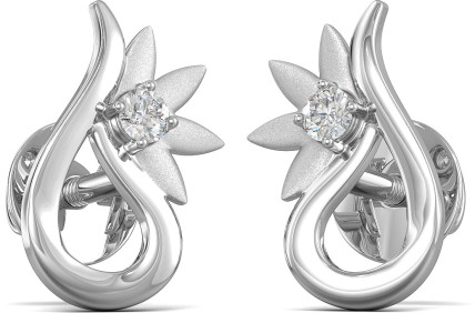 platinum earrings joyalukkas