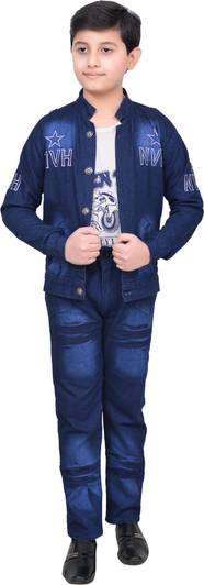 SAcollectoion Boys Festive & Party Shirt, Waistcoat and Pant Set