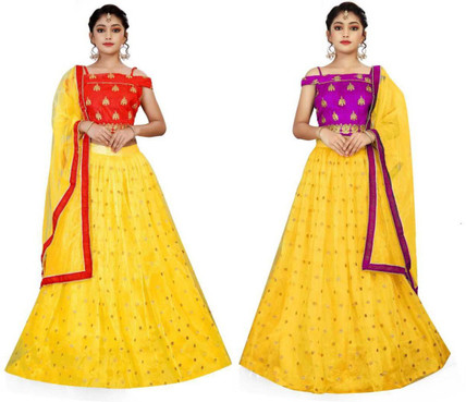divyesh Girls Lehenga Choli Ethnic Wear 